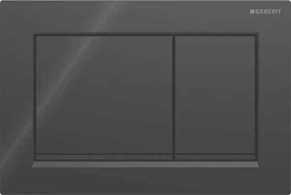 Geberit Omega20 splachovací tlačítko pro WC černá 115.080.DW.1