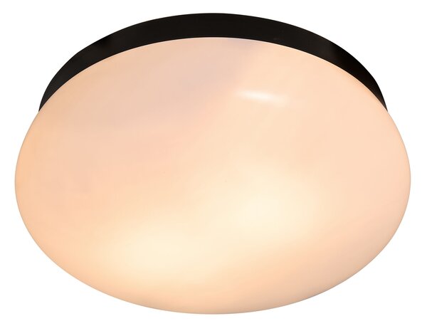 Nordlux 2210126003 Foam, koupelnové stropní svítidlo 2xE27, černá, průměr 34cm, IP44