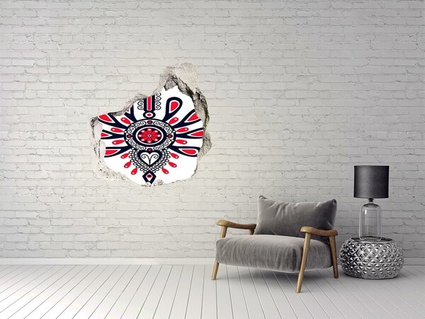 Díra 3D fototapeta na stěnu Polský lidový vzor nd-p-66483339