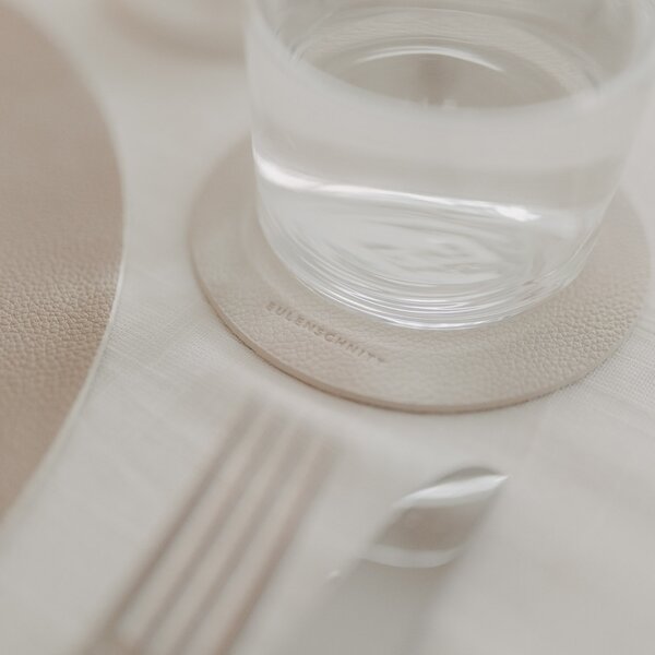Oboustranný podtácek Heart Creme – set 2 ks