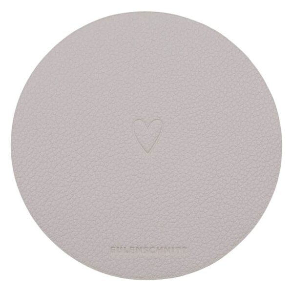Oboustranný podtácek Heart Creme – set 2 ks