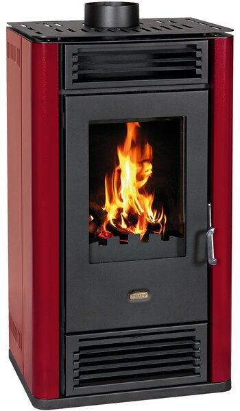 Krbová kamna Prity K3GT D Burgundy - 8,1kw, A+