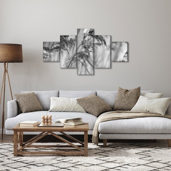 Obraz - Lipnice, černobílá (125x70 cm)