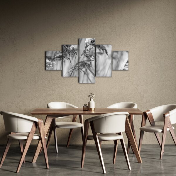 Obraz - Lipnice, černobílá (125x70 cm)