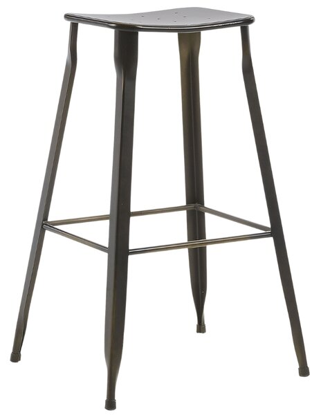 Černá kovová barová židle Kave Home Gluke 78 cm