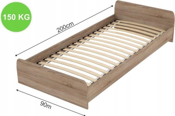 E-stelaze Lamelový rošt 90x200 cm pružný 18 břízových lamel nosnost 150 kg