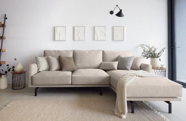 Černé kovové nástěnné světlo Kave Home Dione