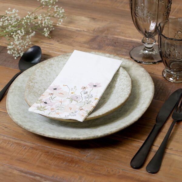 Papírové ubrousky Wild Flowers – 16 ks