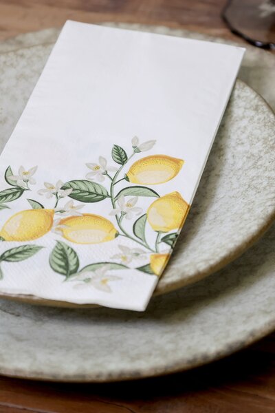 Papírové ubrousky Summer Lemons – 16 ks