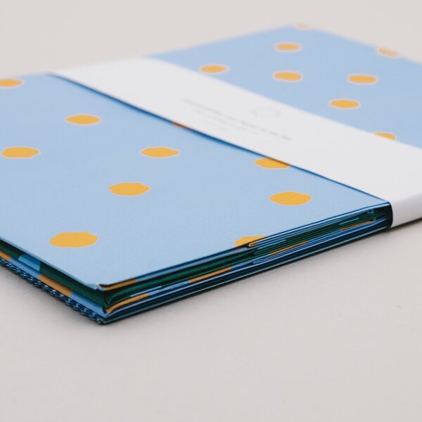 Papírový sáček Stripes and Dots 27 × 21 cm – set 6 ks