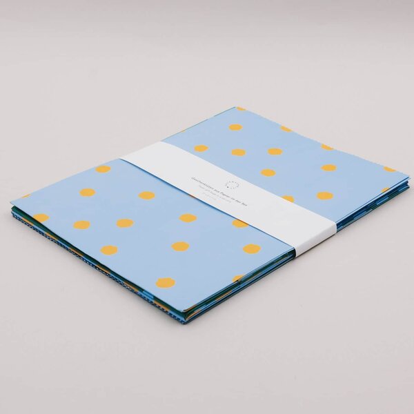 Papírový sáček Stripes and Dots 27 × 21 cm – set 6 ks