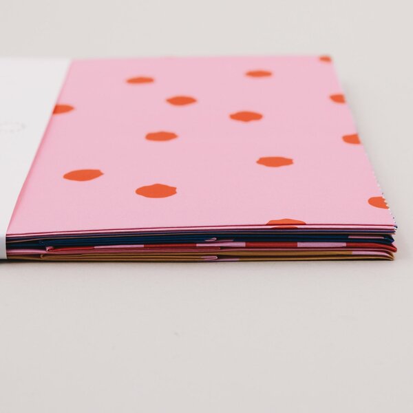 Papírový sáček Dots and Stripes 27 × 21 cm – set 6 ks