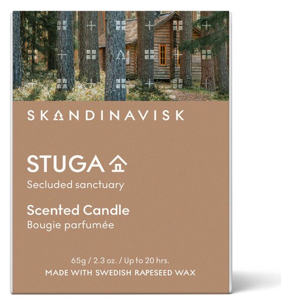 Vonná svíčka ve skle STUGA (chata) 65 g