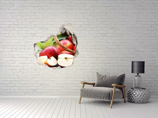 Nálepka 3D díra Jablka v košíku nd-p-68009680