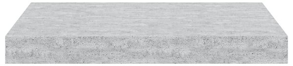 Plovoucí nástěnná police betonově šedá 40 x 23,5 x 3,8 cm MDF 326591