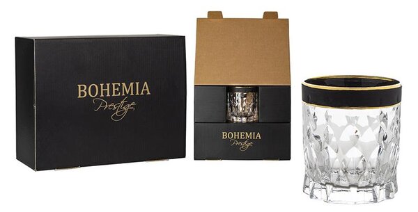 BOHEMIA PRESTIGE CONTE MODERN SKLENICE NA WHISKY 340ML SADA 6 KS