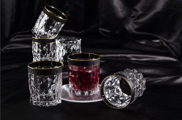 BOHEMIA PRESTIGE CONTE MODERN SKLENICE NA WHISKY 340ML SADA 6 KS