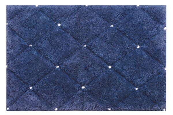 PŘEDLOŽKA DO KOUPELNY CHIC2 50X70 CM TMAVĚMODRÁ