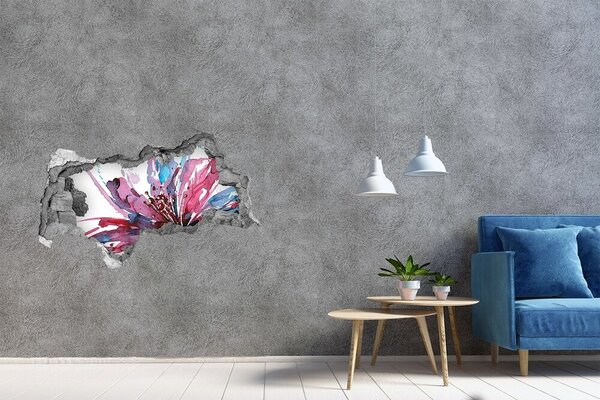 Díra 3D fototapeta na stěnu Abstraktní květina nd-b-59155055