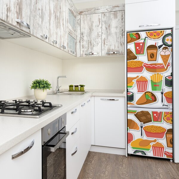 Foto nálepka na ledničku Jídlo fast food FridgeStick-70x190-f-66312714