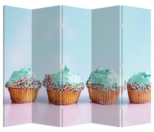 Paraván - Cupcakes (210x170 cm)