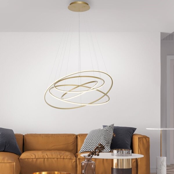 Paul Neuhaus 2124-60 - LED Stmívatelný lustr na lanku TESSARA LED/97W/230V + DO