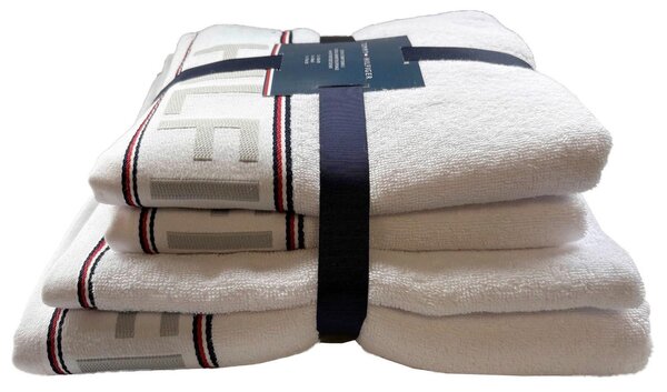 SADA RUČNÍKŮ A OSUŠEK, bílá Tommy Hilfiger - Sady ručníků, Online Only