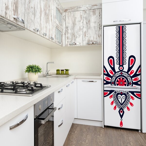 Foto tapeta na ledničku Polský lidový vzor FridgeStick-70x190-f-66483339