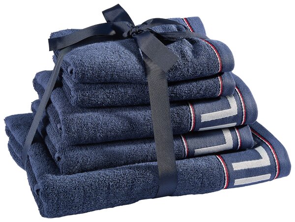 SADA RUČNÍKŮ A OSUŠEK, modrá Tommy Hilfiger - Sady ručníků, Online Only