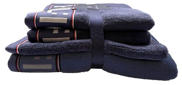SADA RUČNÍKŮ A OSUŠEK, modrá Tommy Hilfiger - Sady ručníků, Online Only