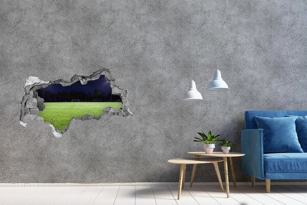Fototapeta díra na zeď 3D Fotbalové hřiště nd-b-65103124