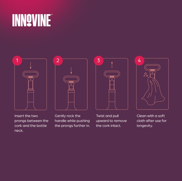 Jehlový otvíták na staré korkové špunty Innovine