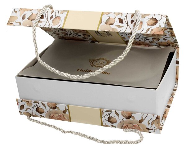 Porcelánový šálek na noze s podšálkem English Roses White 90 ml sada 2ks