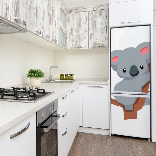 Nálepka fototapeta lednička Panda na stromě FridgeStick-70x190-f-66617317