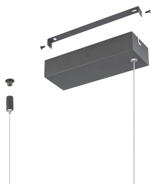 ZÁVĚSNÉ LED SVÍTIDLO, 116/8.5/110 cm Eglo - Online Only svítidla, Online Only