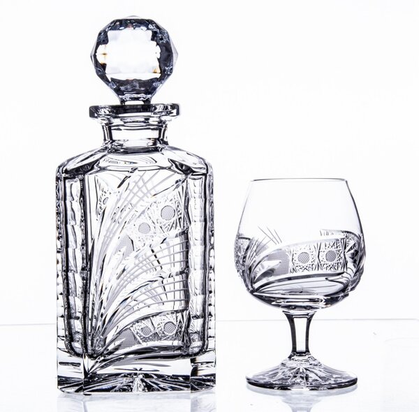 ONTE CRYSTAL Sada na rum (brandy) se skleničkami 250ml, Kometa