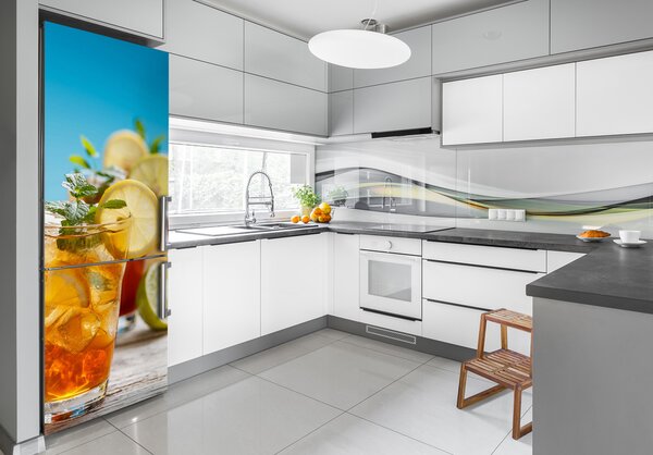 Nálepka na ledničku fototapeta Mražený čaj FridgeStick-70x190-f-66657595