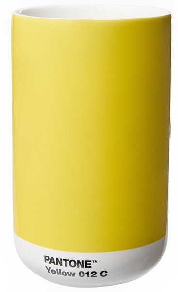 Žlutá keramická váza Pantone Yellow 012 14 cm