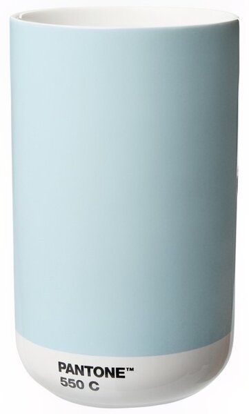 Světle modrá keramická váza Pantone Light Blue 550 14 cm