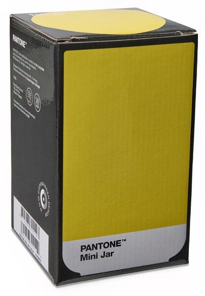 Žlutá keramická váza Pantone Yellow 012 14 cm
