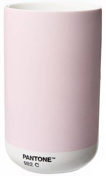 Světle růžová keramická váza Pantone Light Pink 182 14 cm