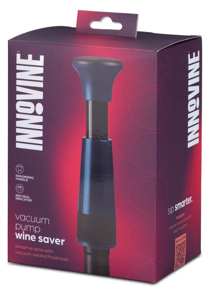 Innovine Vakuová pumpička na víno Innovine, modrá