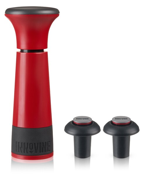 Innovine Vakuová pumpička na víno Innovine, červená