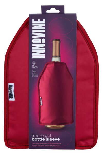 Chladicí gelový návlek na láhev, Innovine, červená, 2031