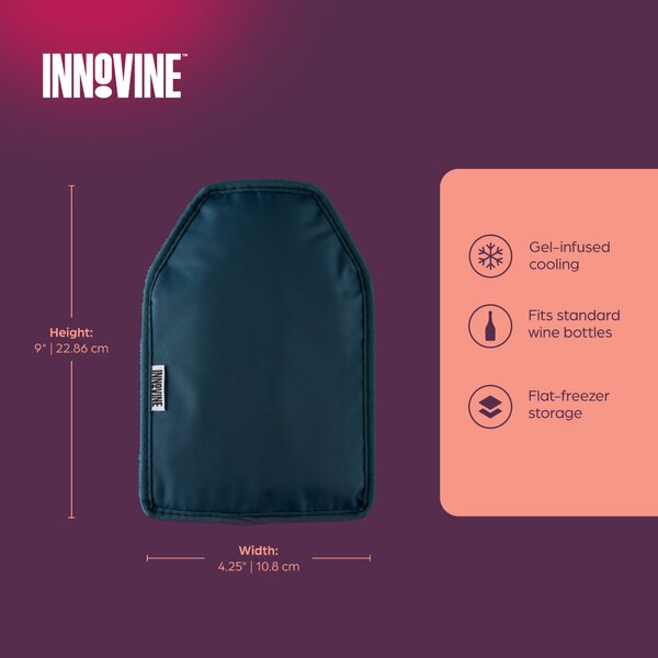 Chladicí gelový návlek na láhev, Innovine, modrá, 2032