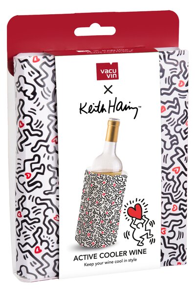 Chladicí obal na víno Keith Haring, Vacu Vin, 38802606