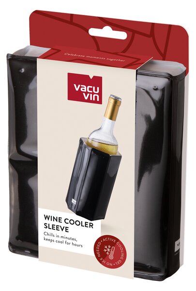 Chladicí obal na víno, Vacu Vin, černý, 38804606