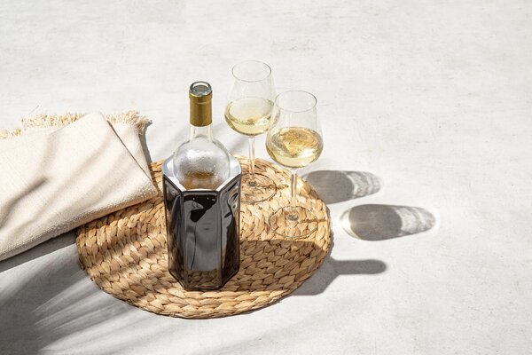 Chladicí obal na víno, Vacu Vin, černý, 38804606