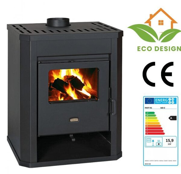 Krbová kamna PRITY WD D - 15,9 kW | Ekodesign | EEK A | Krbová kamna | BImSchV 2