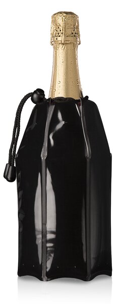 Chaldicí návlek na sekt, Vacu Vin, černý, 38856606